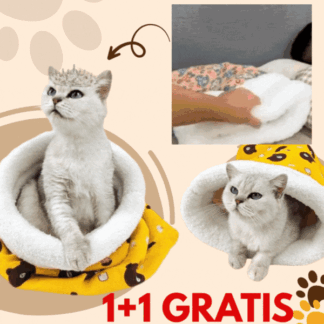 Śpiworek CozyNest dla kotów 1+1 GRATIS