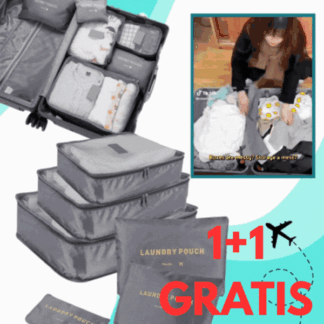 Zestaw Organizerów Podróżnych – PackMate 1+1 GRATIS